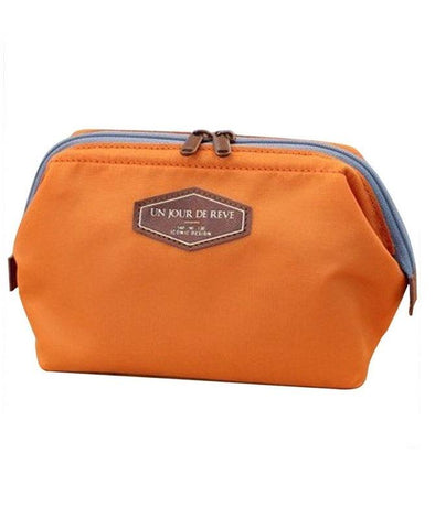 Travel Cosmetic Wash Bag - Orange