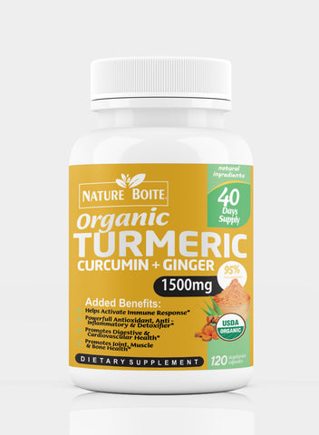 Turmeric Plus Ginger 1500Mg 120 Veg Capsules