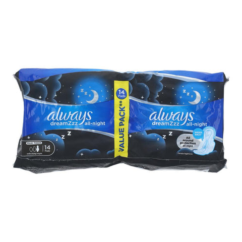 Always Dreamzzz All Night 14 Pads