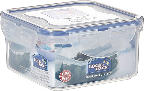 Lock & Lock Rectangle Food Container 850 420Ml
