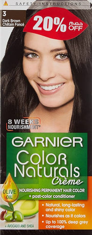 Garnier Hair Color Natural Dark Brown 3