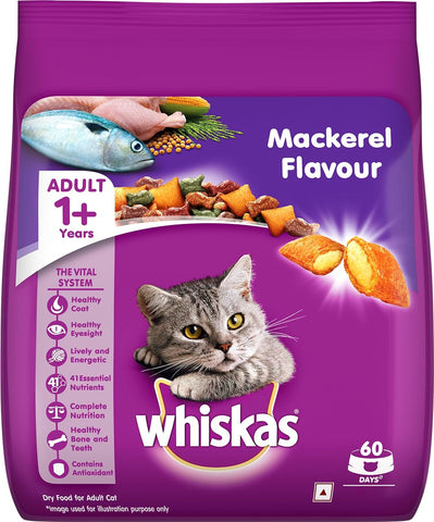 Whiskas Cat Food Mackerel 480g