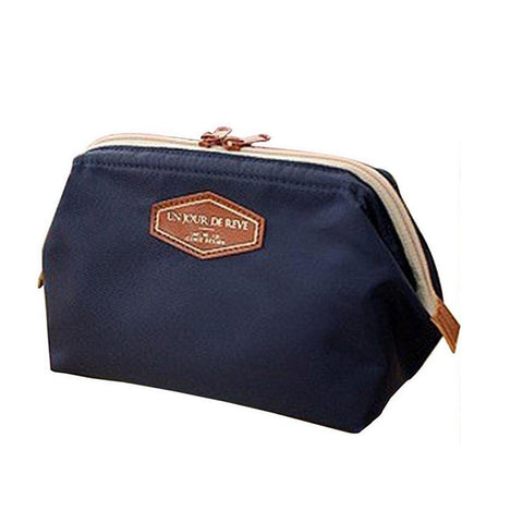 Travel Cosmetic Wash Bag - Navy Blue