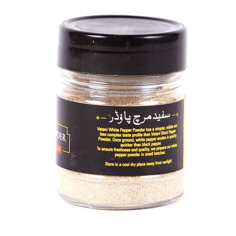 Vatani White Pepper Powder Bottle 65Gm