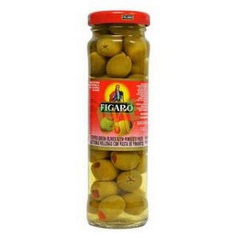 Figaro Olives Green Stuffed 340 Gm