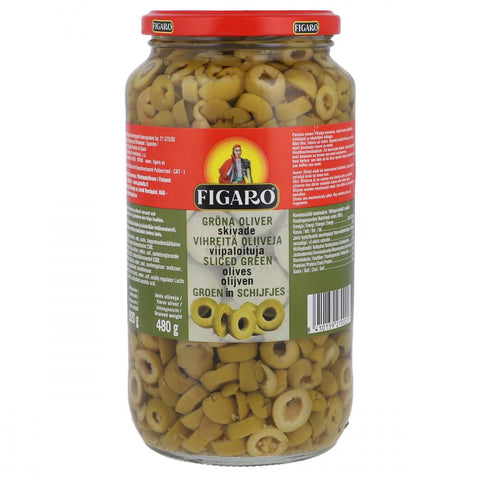 Figaro Olives Slice Green 920 Gm