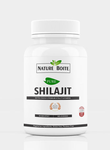 Pure Shilajit Extra Energy Stamina 60 Capsules