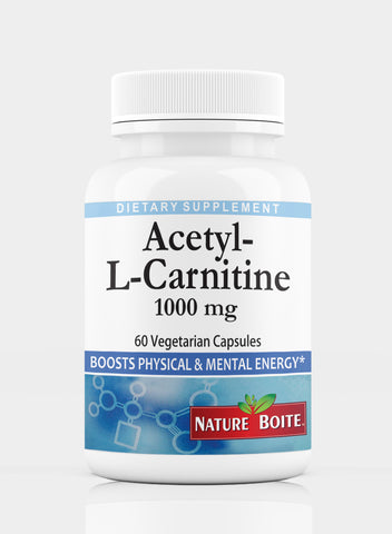 Acetyl L Carnitine Boost Physical And Mental 1000Mg 60 Veg Capsules
