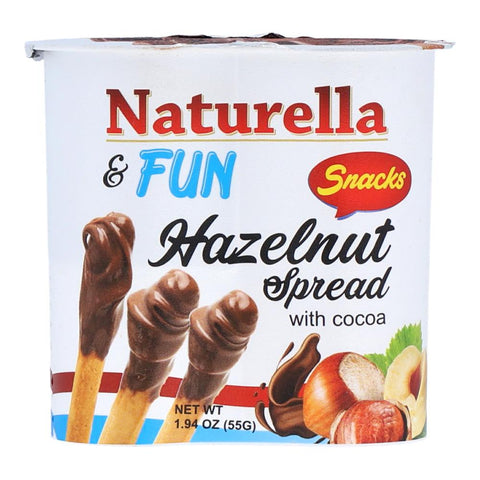 Naturella And Fun Snacks Hazelnut Spread With Cocao 55G