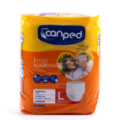 Canped Panty Large 8 Pieces
