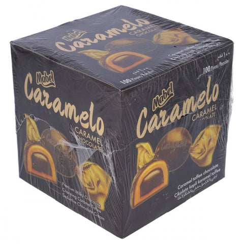 Mabel Caramelo Premium Caramel Chocolate Box 100Pcs 1000Gm