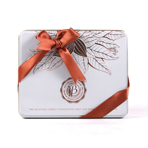 Bolci Tin Box Bronze & White 250G