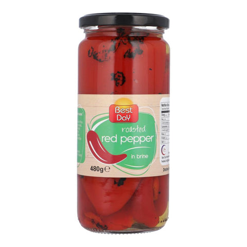 Best Day Roasted Pepper Red In Brine 480 Gm