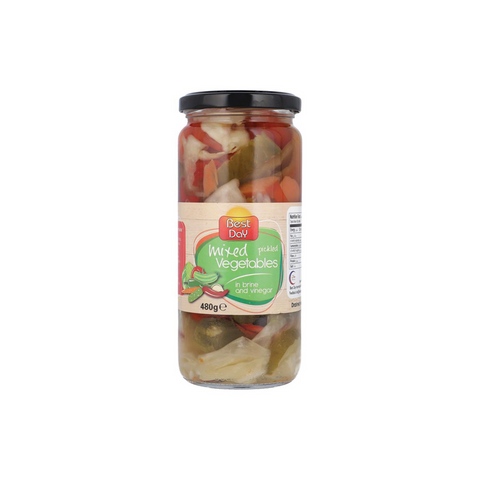 Best Day Pickle Jalapeno Peppers Red Sliced 480 Gm