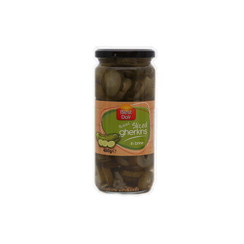 Best Day Slice Gherkins in brine 480g