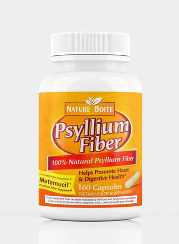 Psyllium Fiber Promote Heart And Digestive Health 160 Capsules