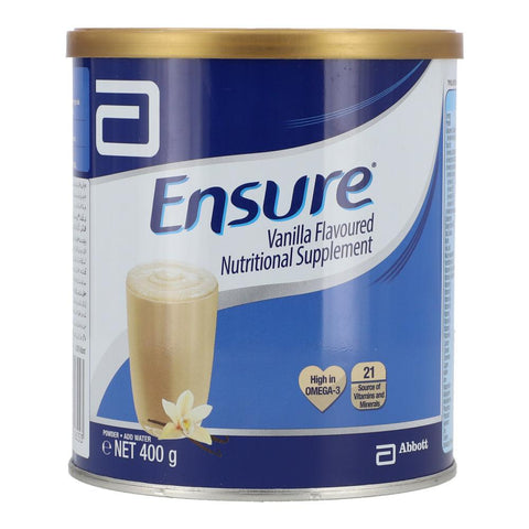 Ensure Milk Powder Vanilla Flavoured Tin 400 Gm
