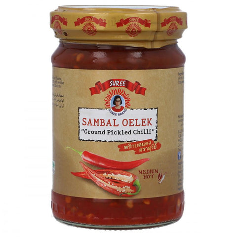 Suree Ground Pickled Chilli Sambal Oelek 227 Gm