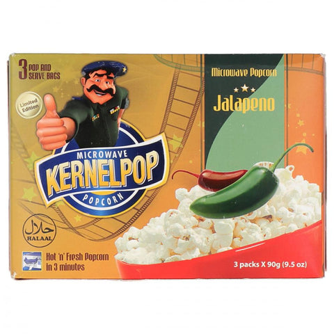 Kernel Popcorn Jalapeno 3X90 Gm