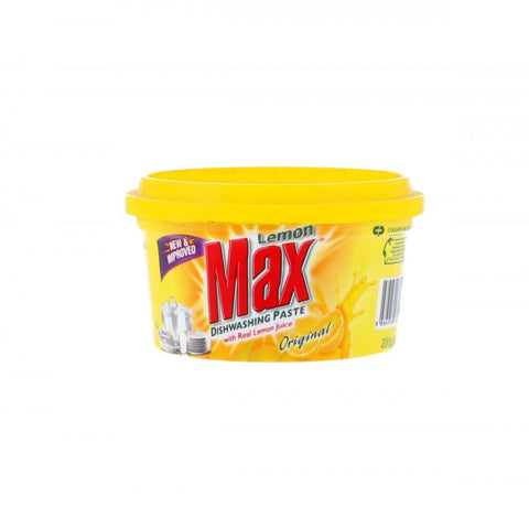 Lemon Max Dishwash Paste Yellow 200 Gm