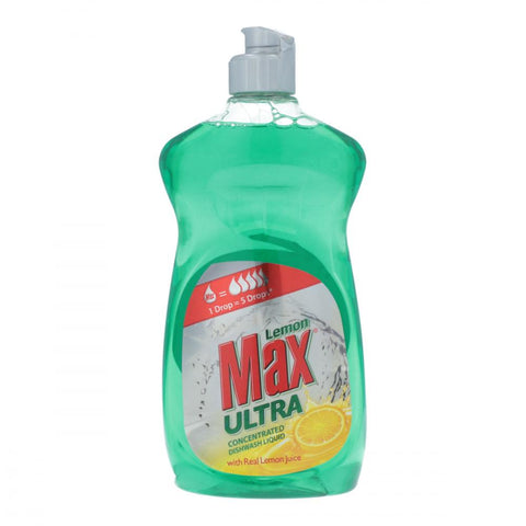 Lemon Max Ultra Dishwash Liquid, Concentrated 500Ml