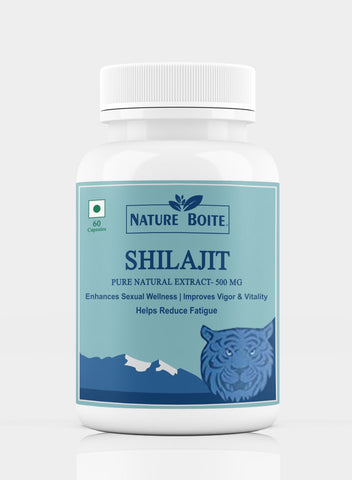 Shilajit Pure Natural Extract 500Mg 60 Capsules