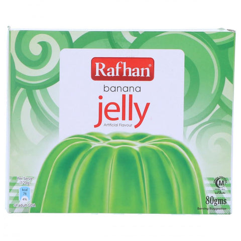 Rafhan Jelly Crystal Banana 80 Gm