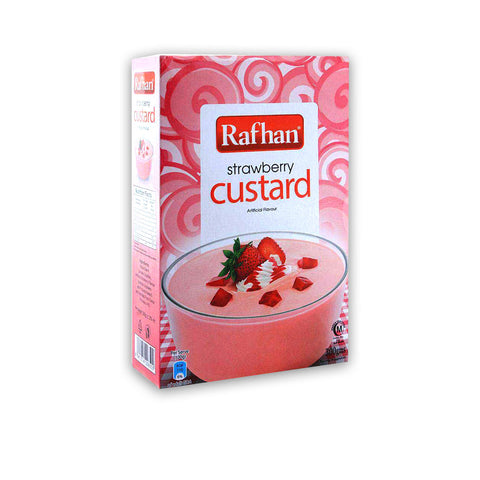 Rafhan Custard Powder Strawberry 275 Gm