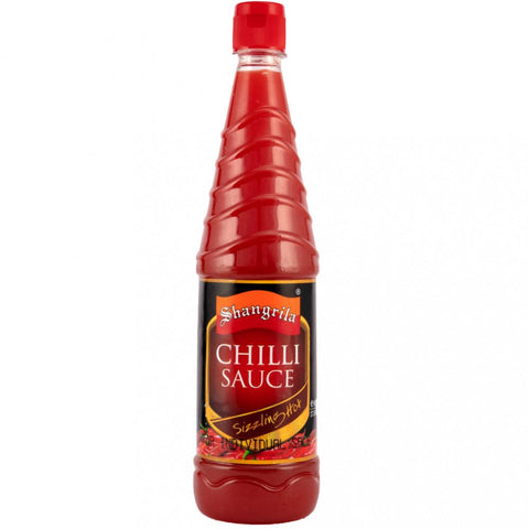 Shangrila Chilli Sizling Hot Sauce Bottle 800 Ml