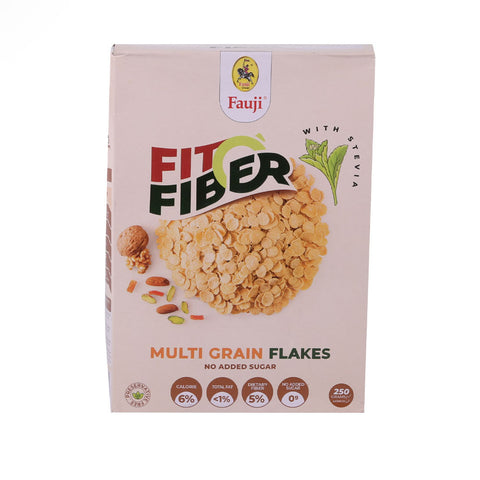 Fauji Cereal Fit O Fiber Multigrain Flakes 250 Gm