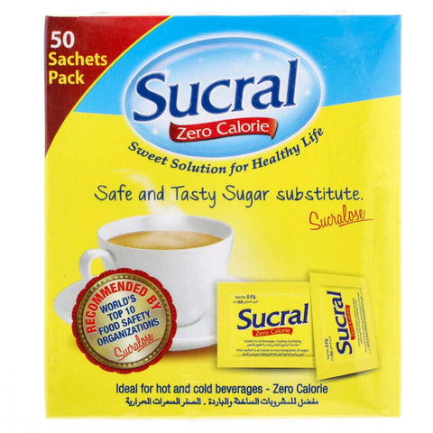 Sucral Zero Calorie Sugar Sachet 50 Sachet
