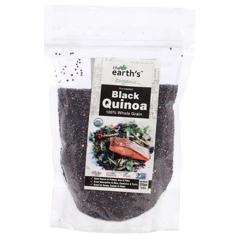 The Earths Quinoa Black Organic 250 Gm