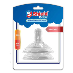 Shield Baby Nipple Anti-Colic Pack Of 2