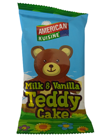 American Kuisnie Teddy Cake Milk & Vanilla 28Gm