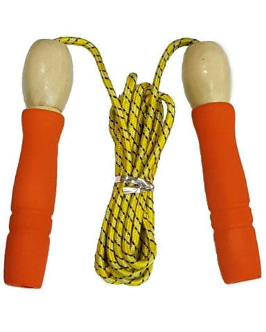 Wooden Skipping Rope - Orange