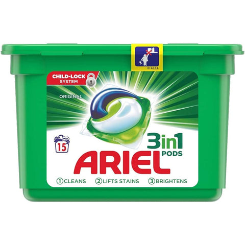 Ariel 3in1 Laundry Pods ORIGINAL 15 pads 378g