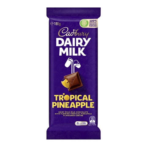 Cadbury Dairy Milk Topical Pineapple Chocolate 180gm