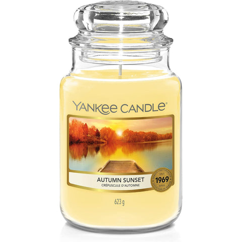Yankee Candle Autumn Sunset Scented Candle Large Jar 623G