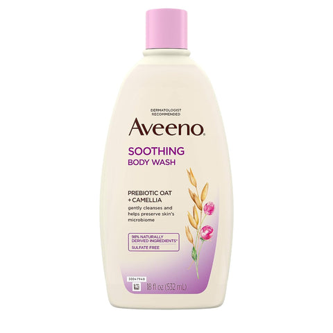 Aveeno Soothing Body Wash for Sensitive Skin Camellia 532ml