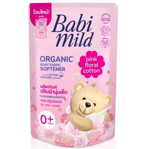 Babi Mild Fabric Softener Pink Floral 600ml