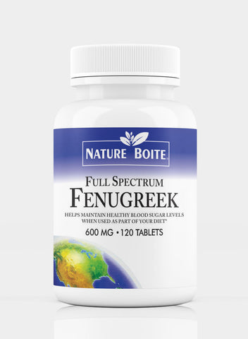 Full Spectrum Fenugreek 600Mg 120 Tablets