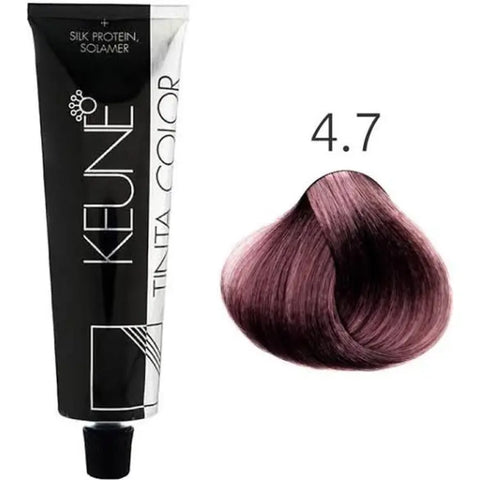 Keune Tinta Permanent Color 4.7 Medium Violet Brown 60ml