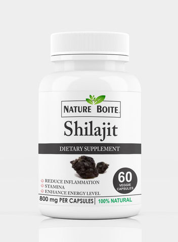 Shilajit 100 Percent Natural 800Mg 60 Capsules