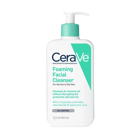 Cerave Foaming Facial Cleanser For Normal To Oily Skin 237ml