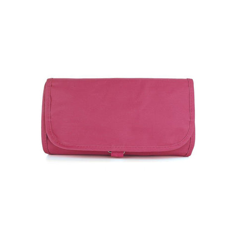 Pink Cosmetic Organizer Hanging Bag
