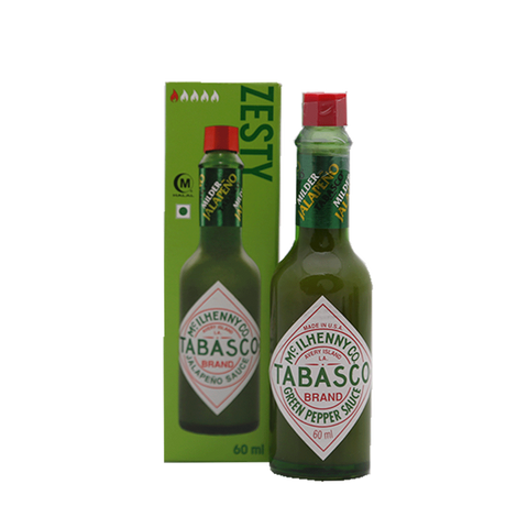 Tabasco Jalapeno Sauce Mild Green Pepper 60 Ml
