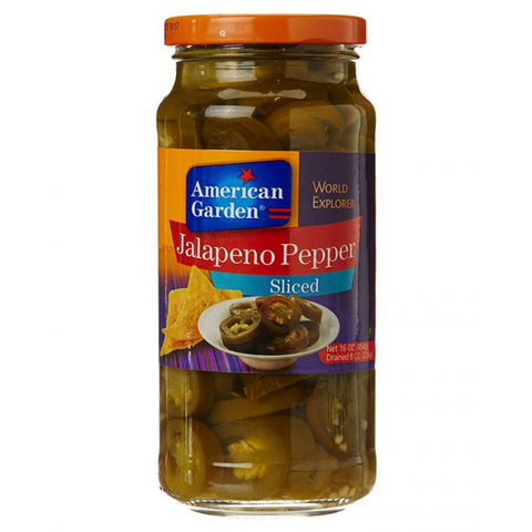 American Garden Jalapeno Peppers Sliced 454 Gm