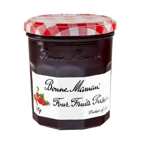 Bonne Maman Jam Preserve Four Fruits 370 Gm Basic