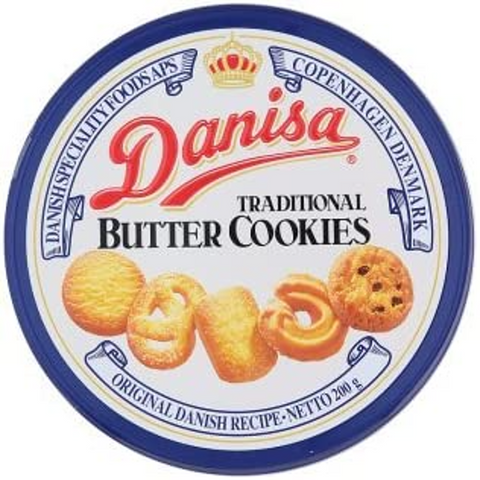 Danisa Butter Cookies Traditional Tin 200 Gm