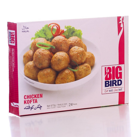 Big Bird Chicken Kofta Large 24 Pcs 672Gm